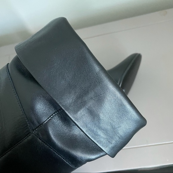 Maje black leather heeled booties 37 - Picture 6 of 6